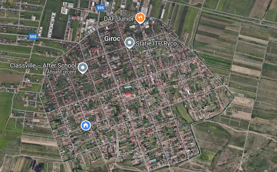 COMISION 0%-Giroc-intravilan-1225mp-Central - 1