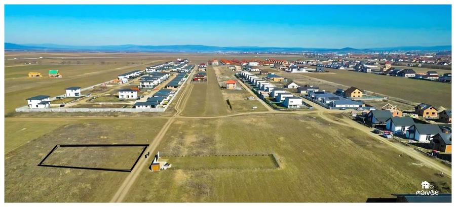 Parcela construibila-641mp/ vedere panoramica/pozitie avantajoasa- A3 - 1