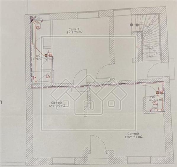 Casa individuala de vanzare in Sibiu, 373mp teren, 8 camere, zona buna - 7
