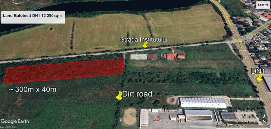 Teren intravilan 12.280mp Balotești – DN1 Value Center - 1