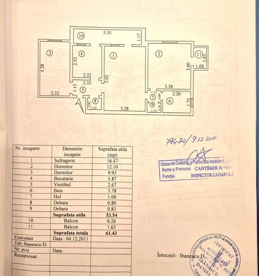 Apartament cu 3 camere in Mazepa1 - 11
