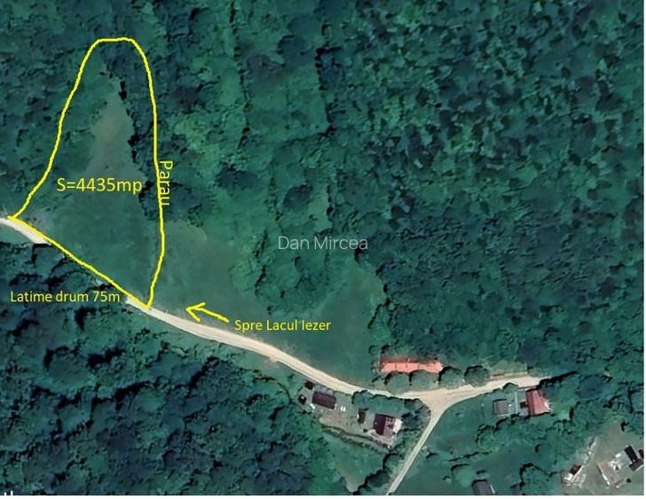 Teren cabana Valea Ighielului