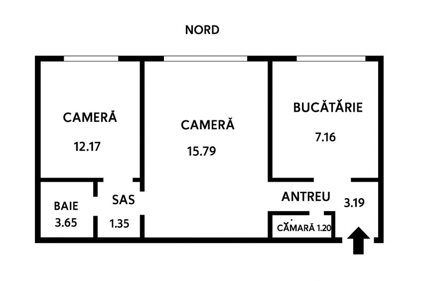 Apartament 2 camere strada Donath - 7