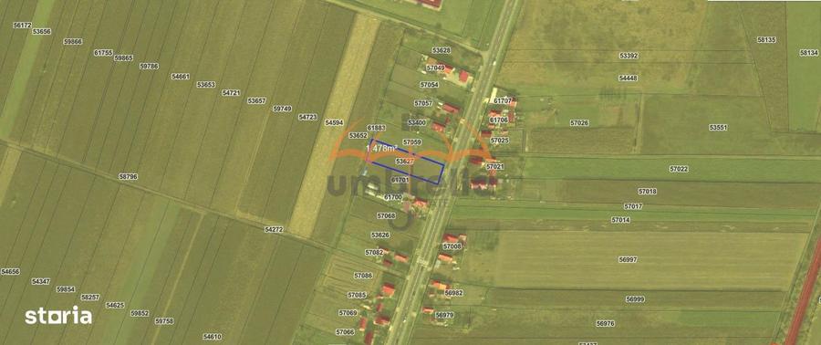 Teren intravilan de vanzare 1.478m2 in Fundatura-Iclod - 2