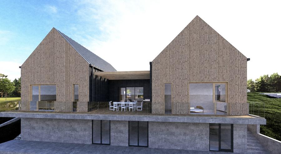 Teren cu fundatie si proiect autorizat pentru cabana lemn -Balcesti, Cluj - 3