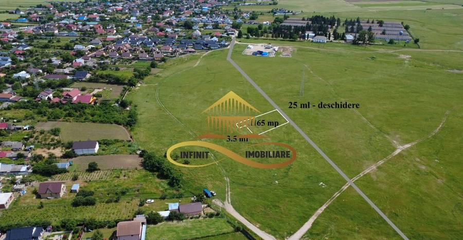 Teren intravilan | Ideal pentru 2 case | Lilieci - de van... - 3