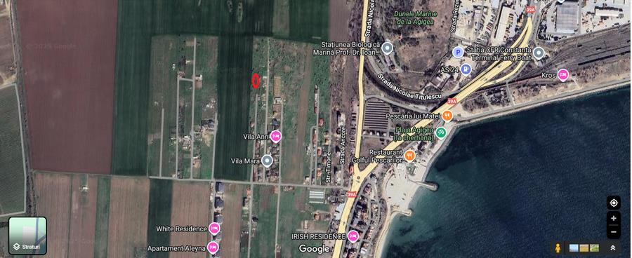 Teren intravilan Agigea  zona Roro-Pescarie - 1