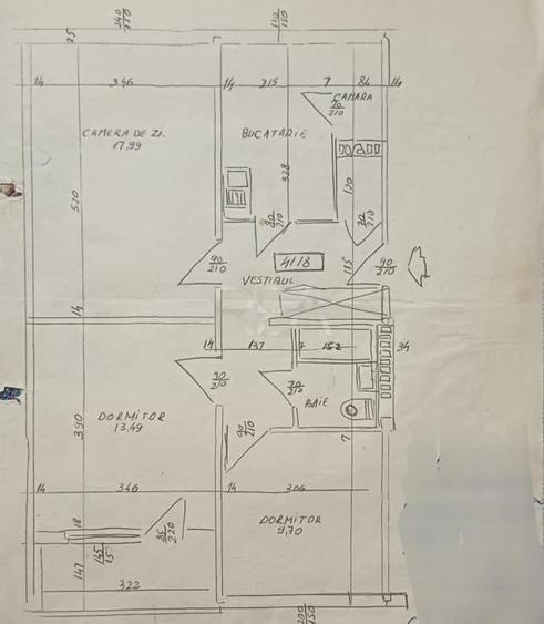3 camere, 4/4, 66mp, centrala-Drumul Taberei - 9