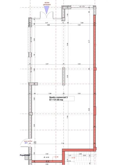 Spațiu comercial, de 131.64999389648 mp, în Odăi