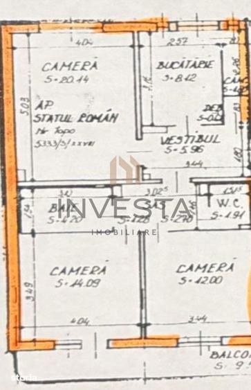 Apartament cu 3 camere decomandat, mobilat în Mărăști