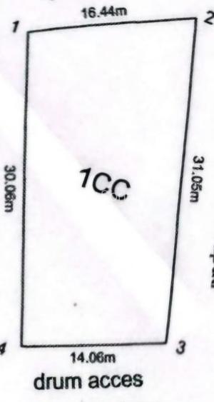 Teren de vanzare cartier Trivale 460 mp