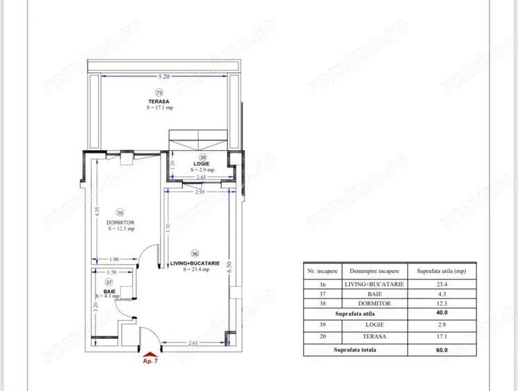 Apartament cu 2 camere, terasa de 17 mp relaxare in zona Torontalului! Apartament cu 2 camere, terasa de 17 mp relaxare in zona Torontalului!