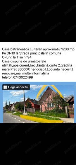 Casa in C-lung la Tisa - 1