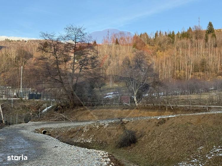Teren de vanzare in Leresti si casa la rosu cu vedere spre Iezer - 3