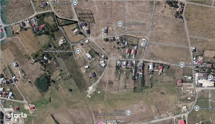 Ocazie! Visani str Castelul Grecilor TEREN 707mp intravilan toate util - 3