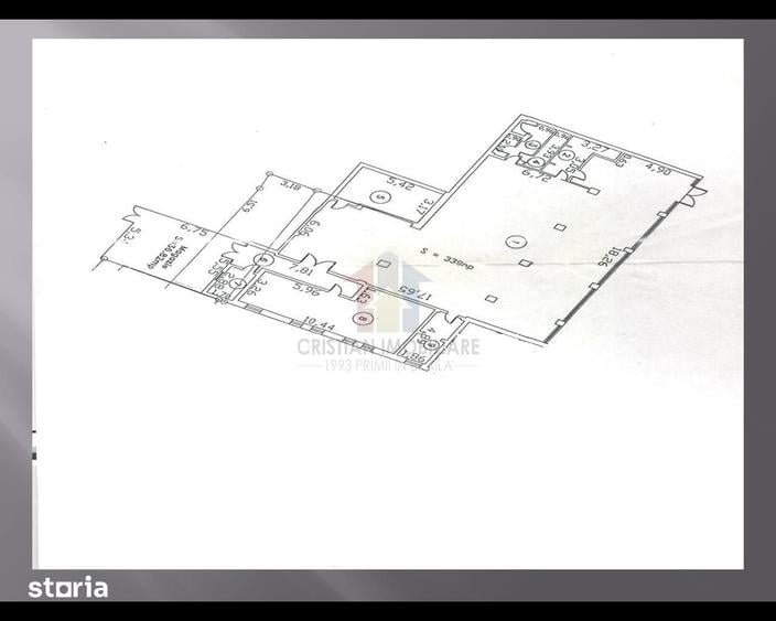 Spațiu comercial, de 333 mp, în Gării