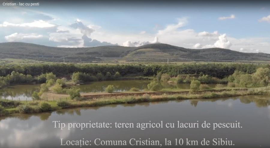 Lac Piscicol cu teren 7,5 HA de vanzare in Jud Sibiu la 10 km de Sibiu - 4
