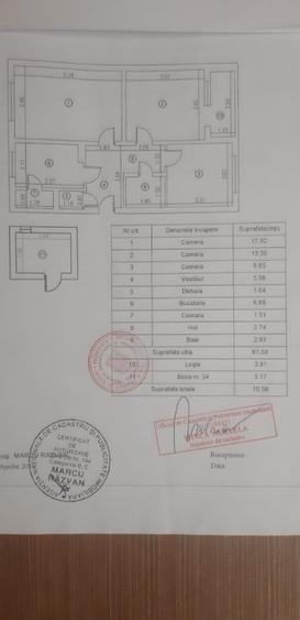 Apartament cu 3 camere decomandat în Brâncoveanu