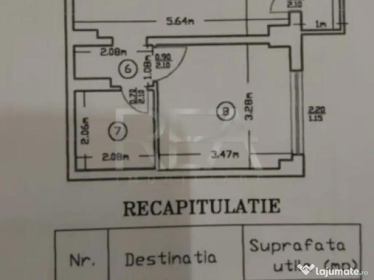 2 camere Vitan decomandat, inst. schimb., an 1983 - 1