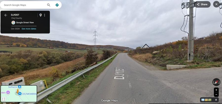 Teren de vanzare  Valea Seaca Cluj, 1200mp - 1