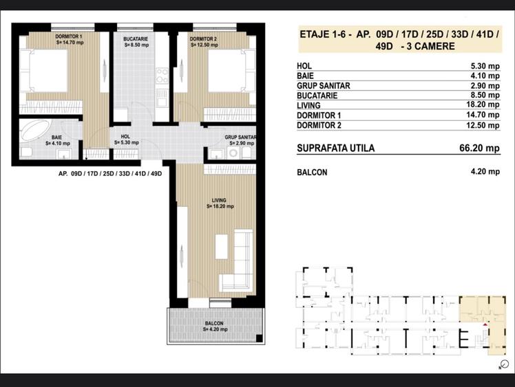 Apartamente moderne cu centrală proprie–termen finalizare martie 2026 - 12
