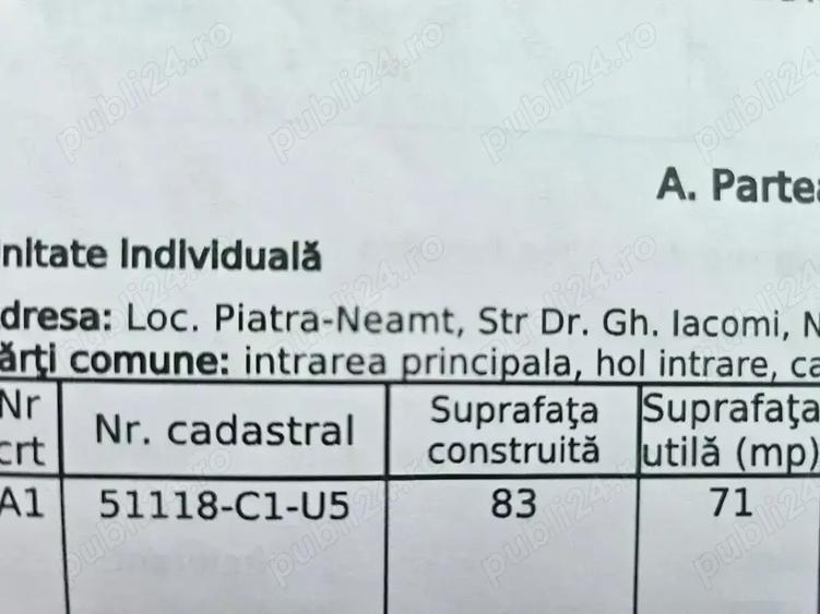 Vand apartament cu trei camere ?coala Generala nr. 2 la cheie. - 4