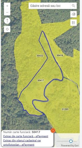 VANZARE TEREN 34500 mp localitatea Salisca, comuna Catcau, jud. Cluj - 1