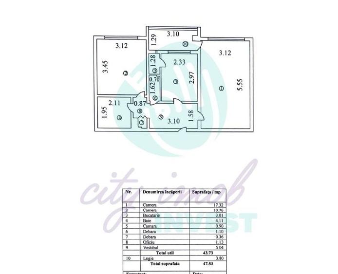 2 camere Oltenitei-Piata Sudului- IN CURS DE RENOVARE COMPLETA - 3