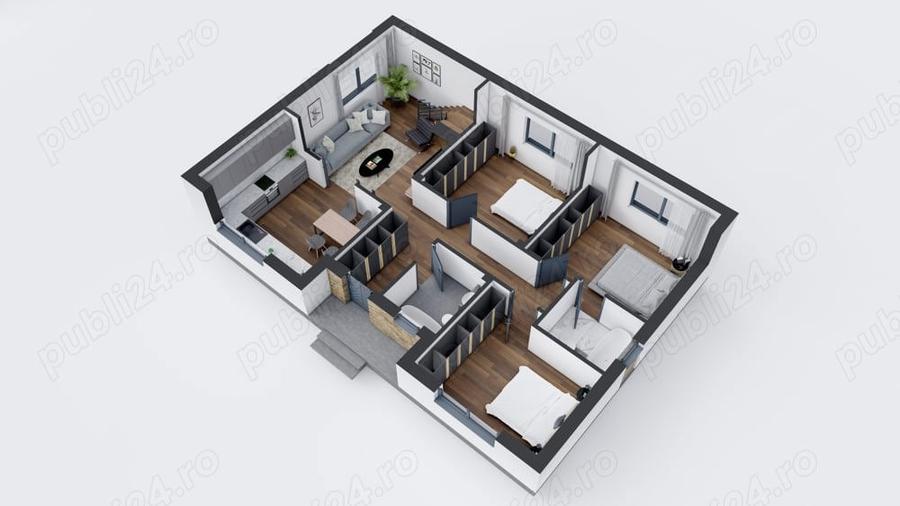 Ansamblu de case sat Dumbraveni, comuna Balotesti, str. Lahovari 90G - 6
