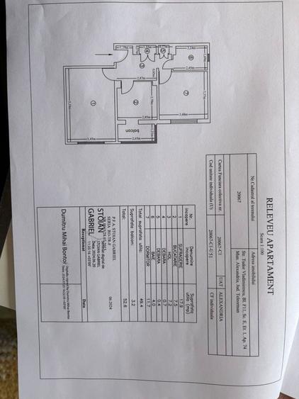 Apartament decomandat 2 camere - 1