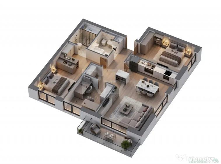 Apartament cu 4 camere decomandat în Ferdinand