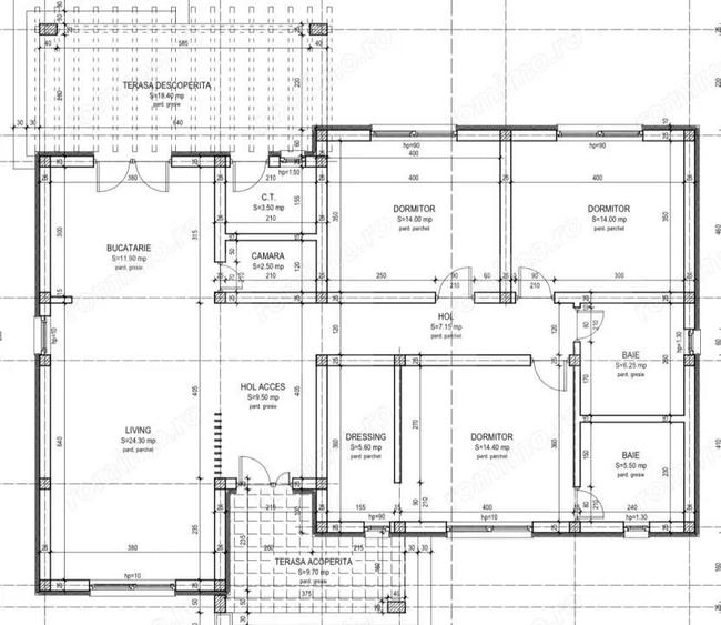Casa plan parter,119mp utili, 500mp teren,Paulesti - 15