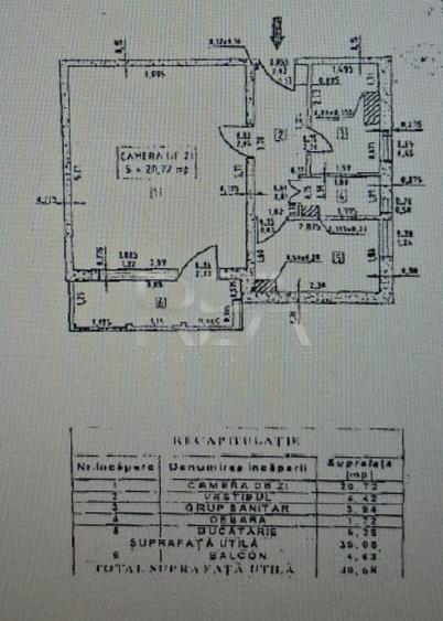Garsonieră Decebal, et. 1, an 1990, metrou, 41 mp - 5
