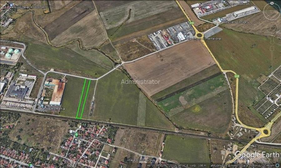 Teren pentru hala, centura Micalaca