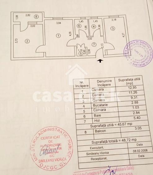 Apartament 3 camere, Micro 19, etaj 2 – mobilat complet - 13