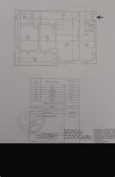 Brown Luxury 3 Camere 95mp Bloc 2022 - Mobilat - Vedere Panoramica Moldova Mall - 2