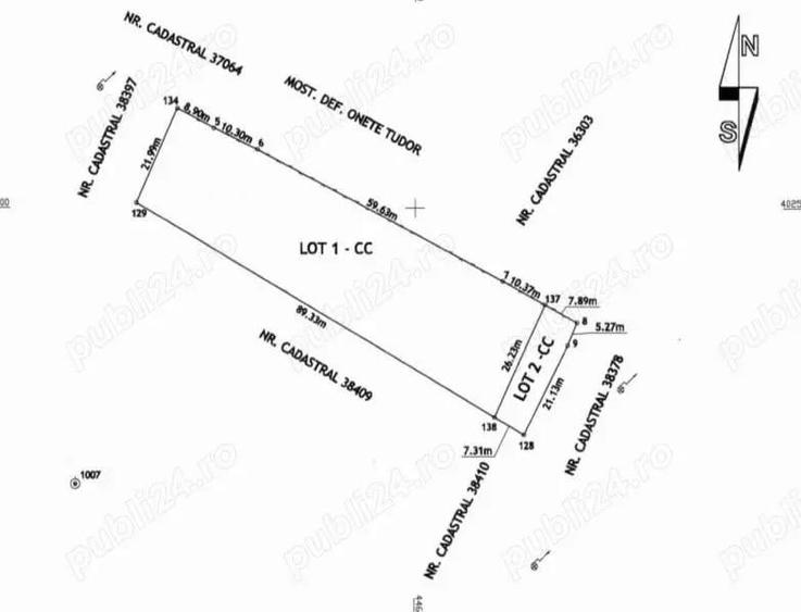 Teren intravilan Zona Vladesti - 1