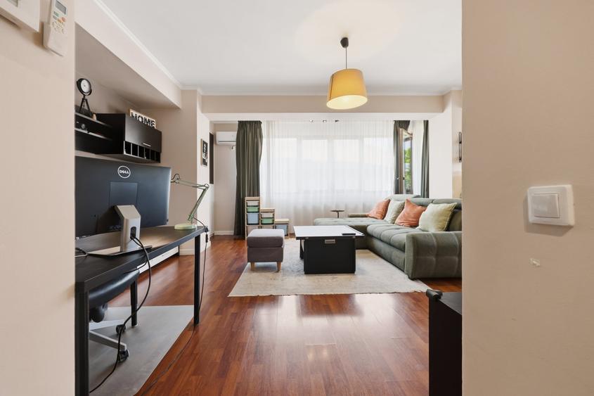 Apartament cu 2 camere semidecomandat, mobilat în Bucureștii Noi