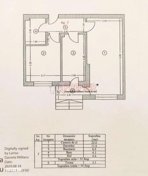 Apartament 2 camere 54.5 mp + curte proprie 23 mp | Str. Amurgului, - 10