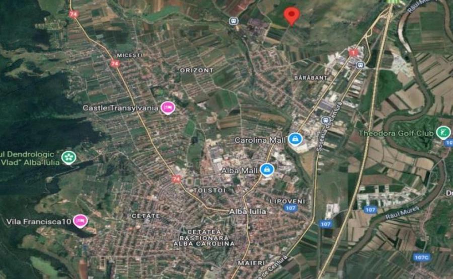 Cota de 3/8 din teren extravilan 5000 mp, Alba-Iulia, Jud... - 1