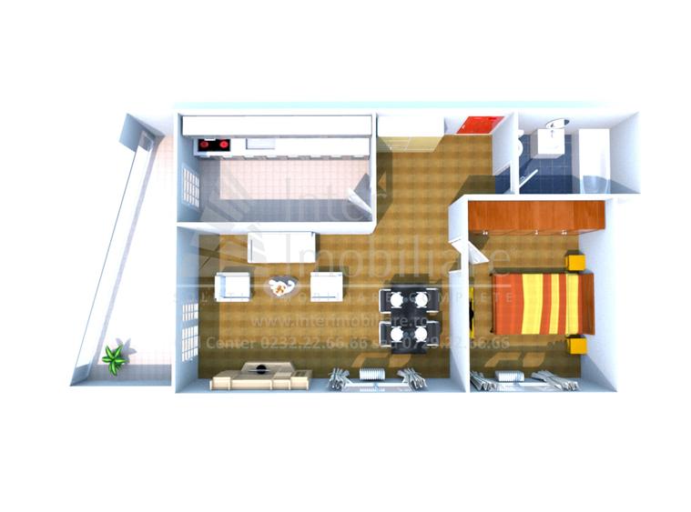 Apartament 2 camere, decomandat, 85 mp, Tomis Nord, cod 161595 - 1