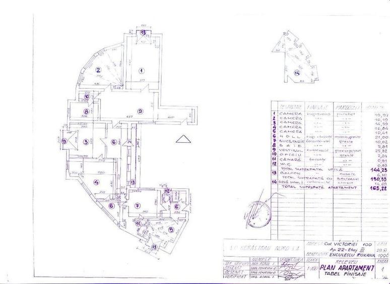 De Inchiriat Apartament 6 camere, C. Victoriei - Sala Palatului sect 1 - 16