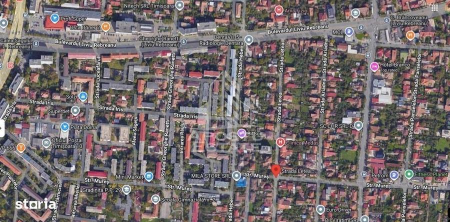 Teren cu casa fara valoare, 371mp, Girocului, Timisoara. - 1