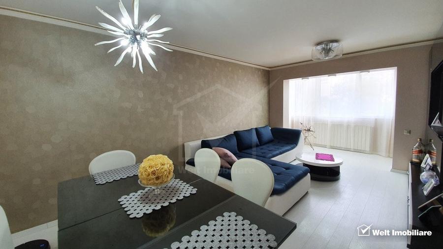 Apartament cu 4 camere semidecomandat, mobilat în Mărăști