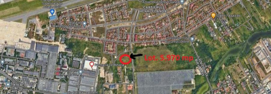 Teren Intravilan 5.970mp - Complex Henry Coanda - 1