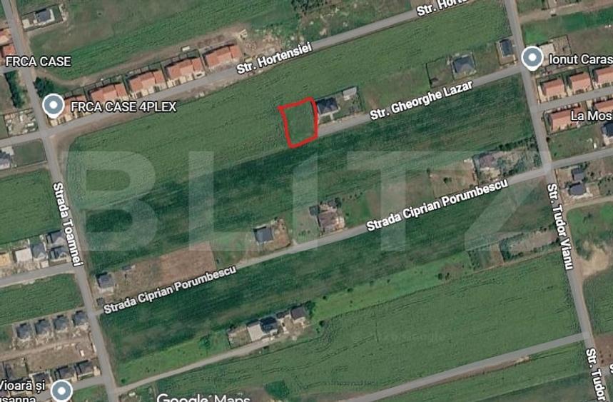 Teren Construcții intravilan de 509 mp, în Rediu