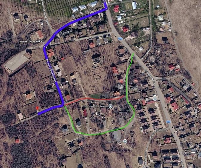 Teren Construcții intravilan de 1054 mp, în Bucium