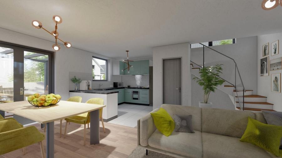 Casa 4 camere la cheie,10 minute de spital 150mp,700mp teren - 5