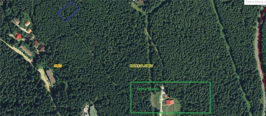 Teren 1400mp intravilan padure in statiunea Paltinis -zona statia Meteorologica - 2