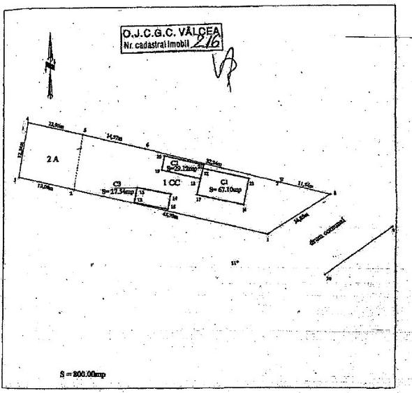 Casa si teren 800 mp Sat Voicesti, Valcea (licitatie publica) - 2